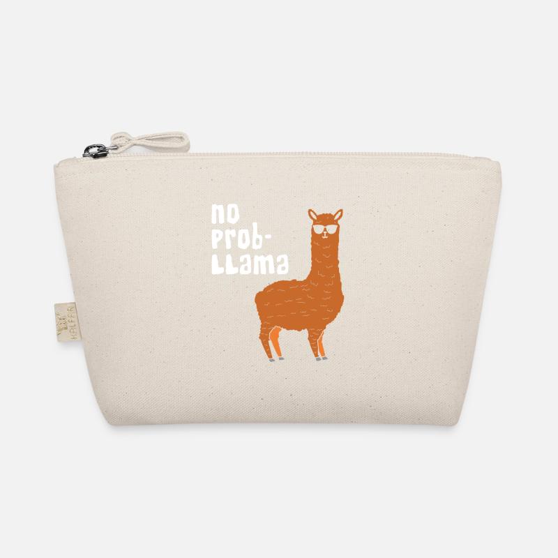 Pas de T-shirt Prob-Llama Retro Funny Animals Trousse biologique