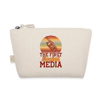 Radio amateur Morse code broadcast amateur radio - Organic Pouch - nature - Front