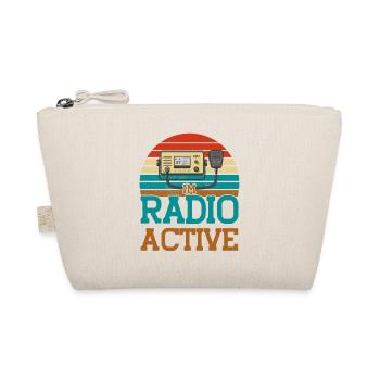 Morse code broadcast amateur radio amateur radio Gehe - Organic Pouch - nature - Front