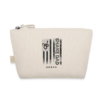 USA American Flag - Snake Dad - Organic Pouch - nature - Front