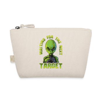 Sorry I dont Speak Human Lustiges Alien und UFO - Bio-Täschchen - Natur - Vorne