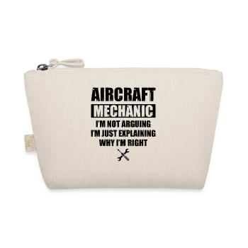 Mécanicien d’avion Mécanicien Hero Airplane - Trousse biologique - nature - Devant