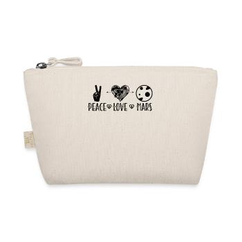 Mars Peace Love - Organic Pouch - nature - Front