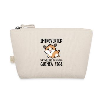Introverted But Willing To Discuss Guinea Pigs Ani - Bio-Täschchen - Natur - Vorne