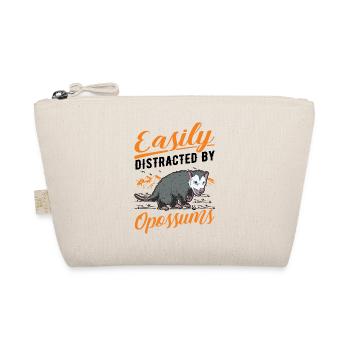 Easily distracted by Opossums Possum Marsupial - Organic Pouch - nature - Front