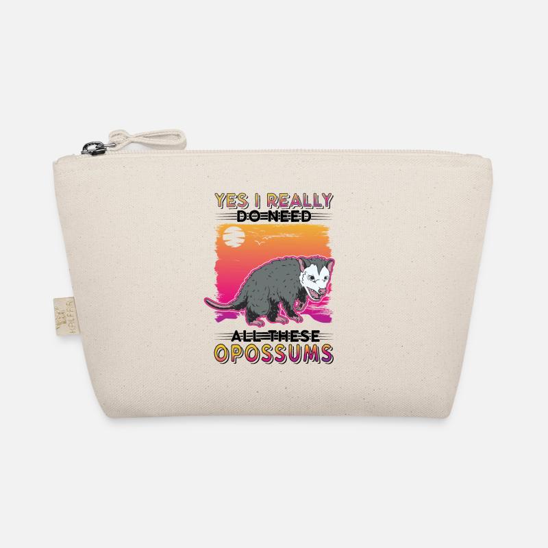 Opossum Geschenk Possum Beutelratte Bio-Täschchen