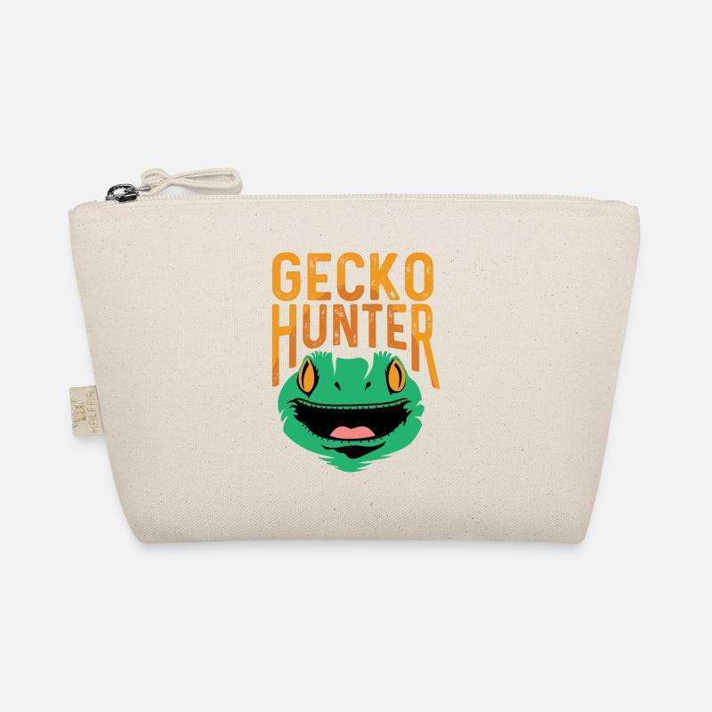 Gecko Hunter Tierpfleger Geschenk Bio-Täschchen