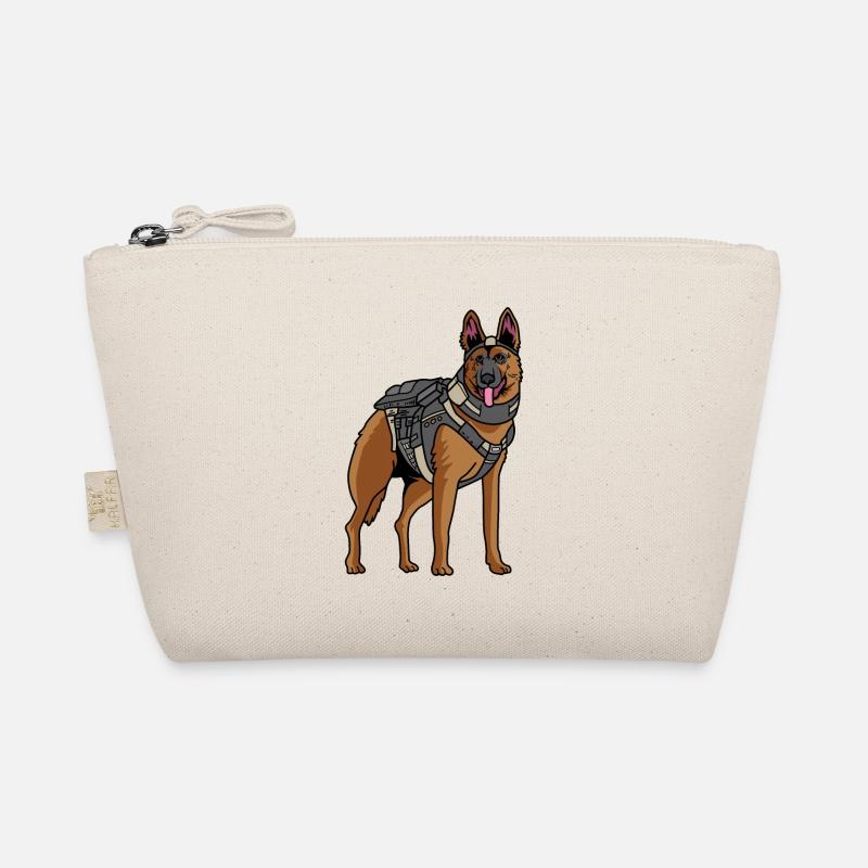 Polizeihund Polizist oder Polizist Gift Bio-Täschchen