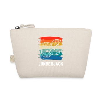 Retro Vintage Classic Lumberjack Woodworking - Bio-Täschchen - Natur - Vorne