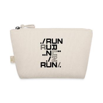 Run Sport Running Runners Sprinter Marathon - Organic Pouch - nature - Front