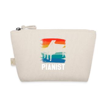 Rétro Vintage Classic Pianist Piano Instrument - Trousse biologique - nature - Devant