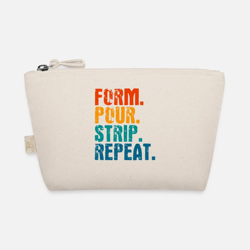 Concrete mixer construction worker concrete builder gift Organic Pouch