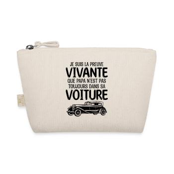 Je suis la preuve que papa t-shirt voiture - Trousse biologique - nature - Devant