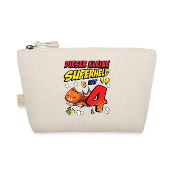 Dieser Kleine Superheld Ist 4 Cat Owner 4th - Bio-Täschchen - Natur - Vorne