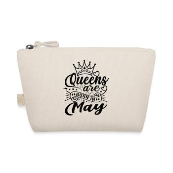 Woman Birthday May Gift Girl Girlfriend - Organic Pouch - nature - Front