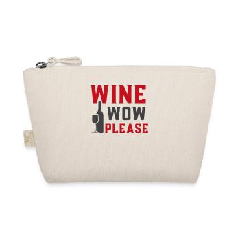 Wein jetzt bitte - Bio-Täschchen - Natur - Vorne