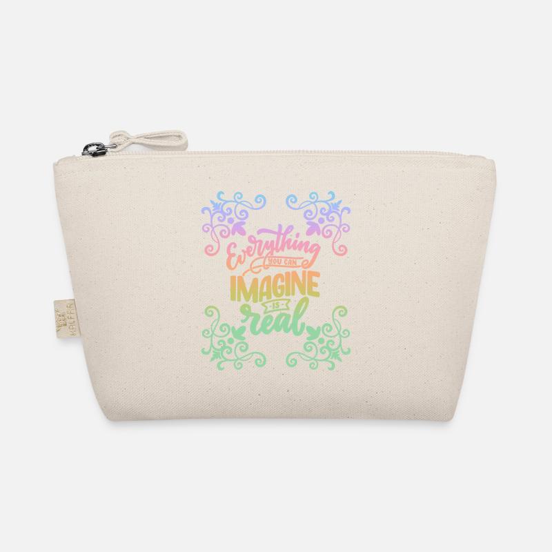 Motivational saying, inspiring, rainbow Organic Pouch