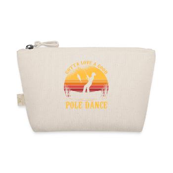 Funny Fishing Love Rod Dance Delesseer Fish - Organic Pouch - nature - Front