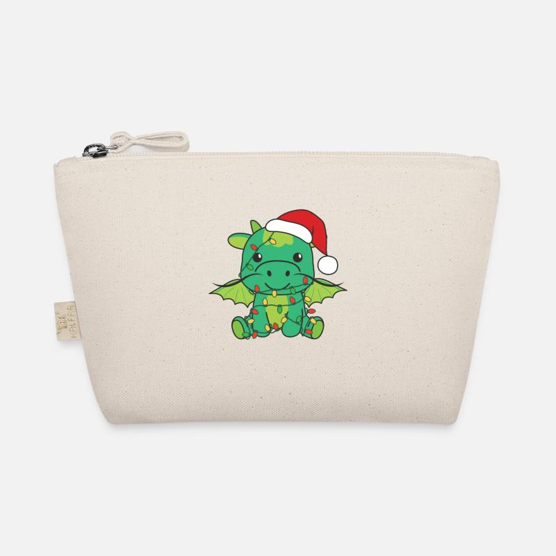 Dragon Christmas Winter Animals Dragon Organic Pouch