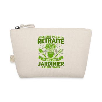 Garten Schrebergarten Gartenarbeit Geschenk - Bio-Täschchen - Natur - Vorne
