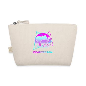 Retro Vintage Classic Beautician Cosmetologist - Bio-Täschchen - Natur - Vorne