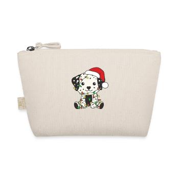 Dalmatian Christmas Winter Cute Dogs - Organic Pouch - nature - Front