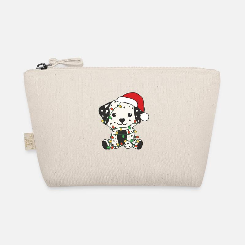 Dalmatien Noël Hiver Chiens mignons Trousse biologique