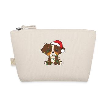 Berger australien Noël Animaux d’hiver - Trousse biologique - nature - Devant