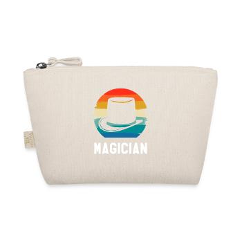 Retro Vintage Classic Magician Magic Trick - Organic Pouch - nature - Front