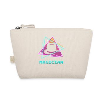 Retro Vintage Classic Magician Magic Trick - Organic Pouch - nature - Front