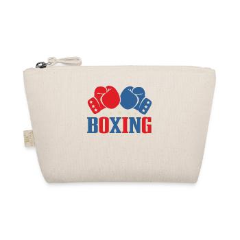 Boxen Martial Arts Boxing Box Club Boxer - Organic Pouch - nature - Front
