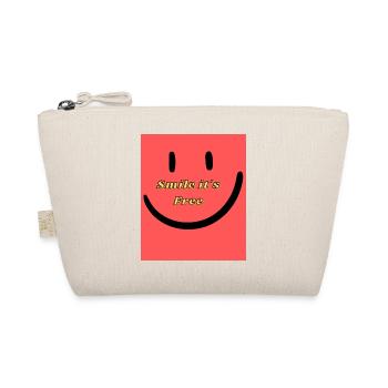 Smile it is for Free - Organic Pouch - nature - Front