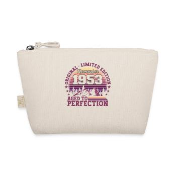 Born 1953 Birthday Gift November - Organic Pouch - nature - Front