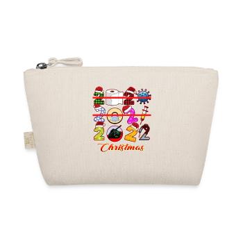 Funny Christmas Text Design - Ugly Christmas - Organic Pouch - nature - Front