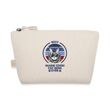 Cat Mom - Maine Coon Cat - Organic Pouch - nature - Front