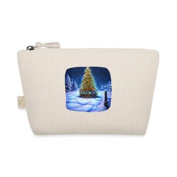 Christmas motif Christmas tree - Organic Pouch - nature - Front