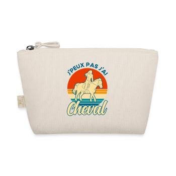 Cavalier Cheval Cavalier Cadeau - Trousse biologique - nature - Devant
