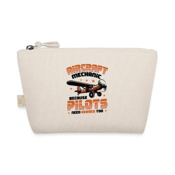 Aircraft mechanic, maintenance repair aircraft - Organic Pouch - nature - Front