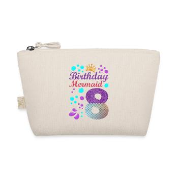 Anniversaire Mermaid 8 Shell Summer Vibe 8. - Trousse biologique - nature - Devant