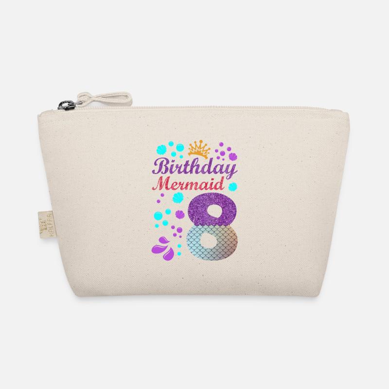 Birthday Mermaid 8 Shell Summer Vibe 8. Organic Pouch
