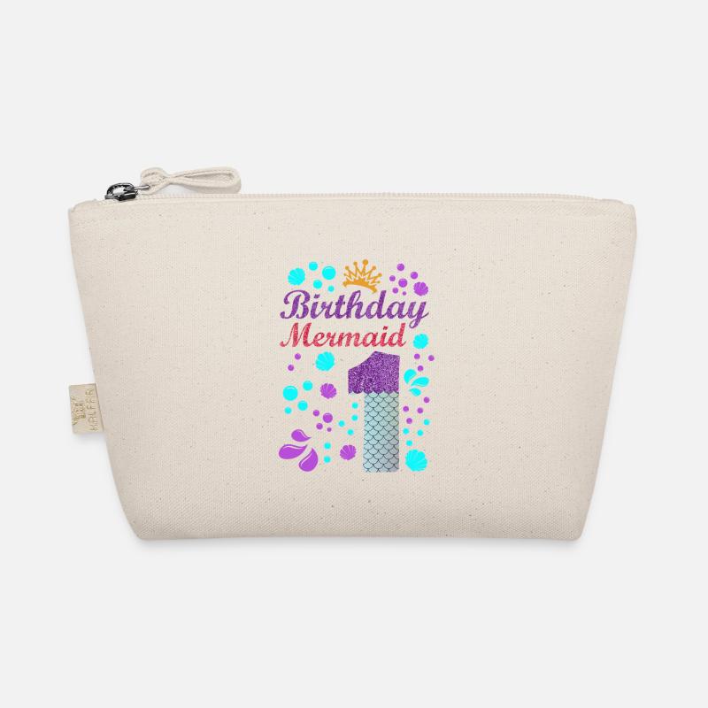 Birthday Mermaid 1 Shell Summer Vibe 1 Organic Pouch