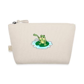 Frosch Toilette - Bio-Täschchen - Natur - Vorne