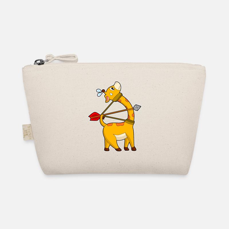 Giraffe Archer Bow Arrow Organic Pouch