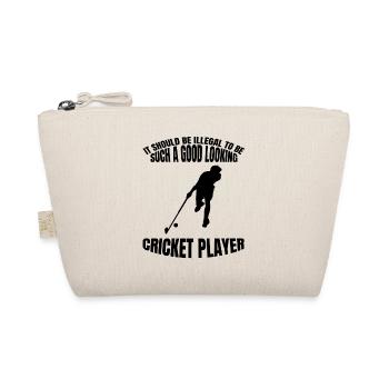 Cricket Slogan Cricket Team Gift Cricket Fan - Organic Pouch - nature - Front