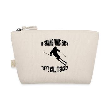 Skiers Cross-country skiing Winter sports Skiing - Organic Pouch - nature - Front