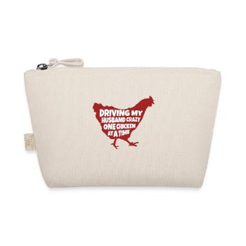 Driving My Husband Crazy One Chicken-backyard - Organic Pouch - nature - Front