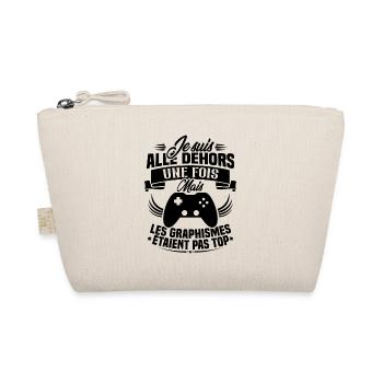 Humour cadeau console graphisme jeux vidéo - Trousse biologique - nature - Devant