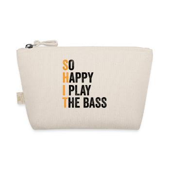 Bassist Musik Bassspieler Musiker Bass Gitarre - Bio-Täschchen - Natur - Vorne