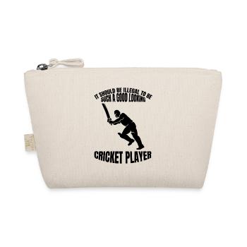 Cricket Slogan Team Cricket Gift Cricket Fan - Organic Pouch - nature - Front