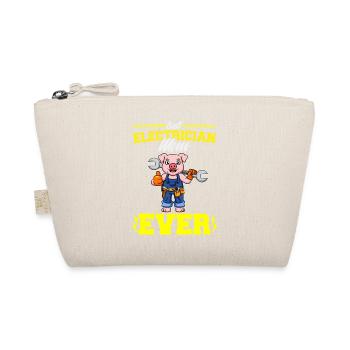 Best Electrician Mom Ever Electronic Technician - Organic Pouch - nature - Front